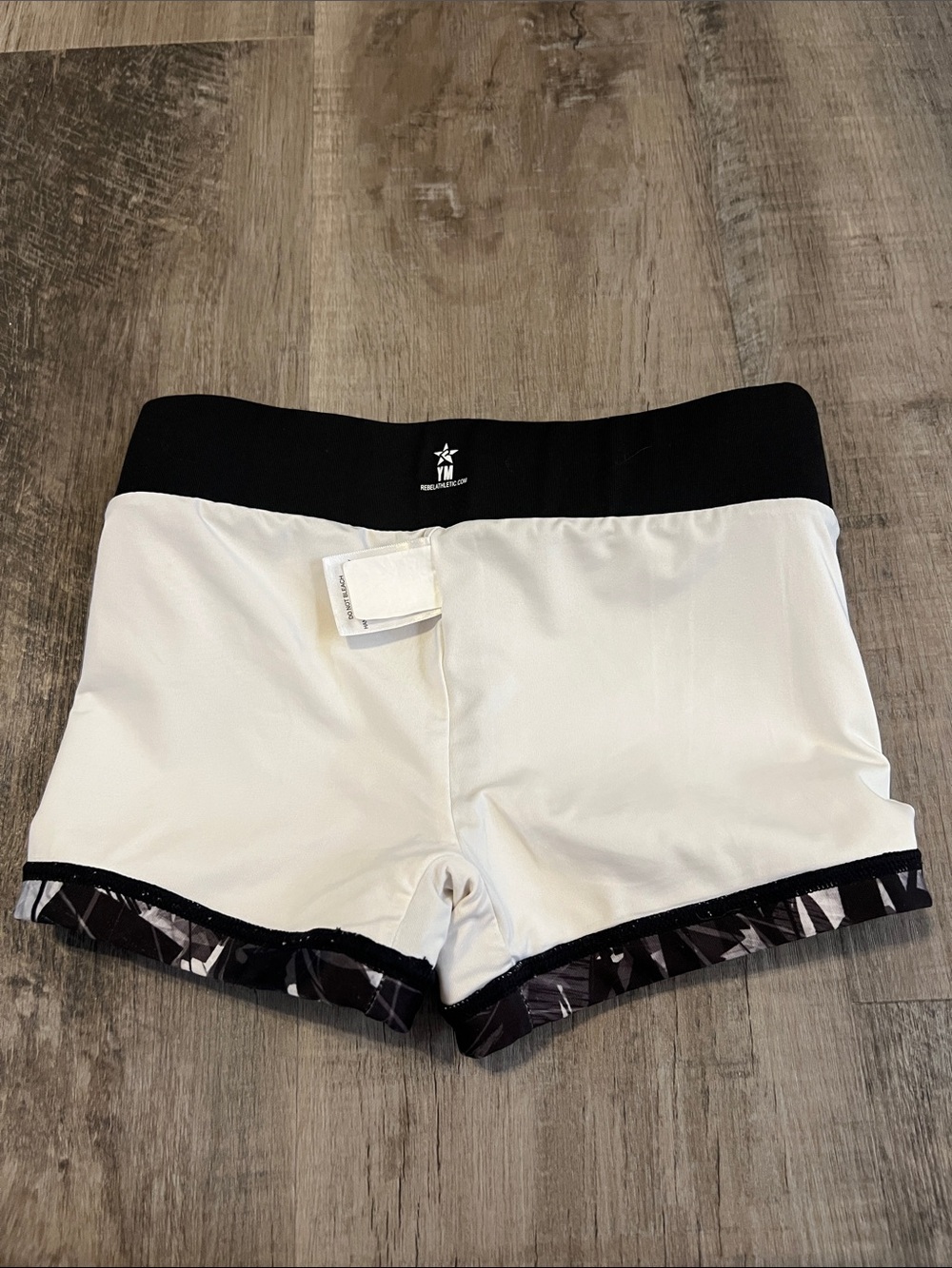Rebel Athletic Cheer Athletics shorts with rhinestones size YM - Picture 5 of 9
